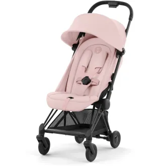 Прогулянкова коляска Cybex Coya Matt Black Peach Pink Прогулянкова коляска Cybex Coya Matt Black Peach Pink