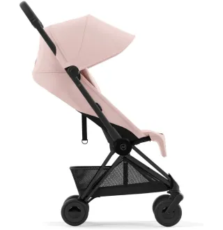 Прогулянкова коляска Cybex Coya Matt Black Peach Pink
