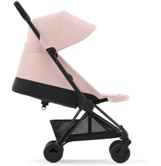 Прогулянкова коляска Cybex Coya Matt Black Peach Pink