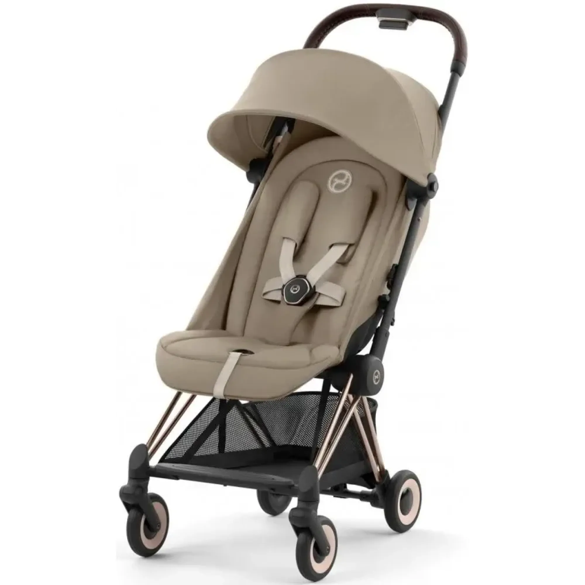 Прогулянкова коляска Cybex Coya Rosegold Cozy Beige