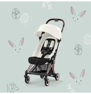 Прогулянкова коляска Cybex Coya Rosegold Off White