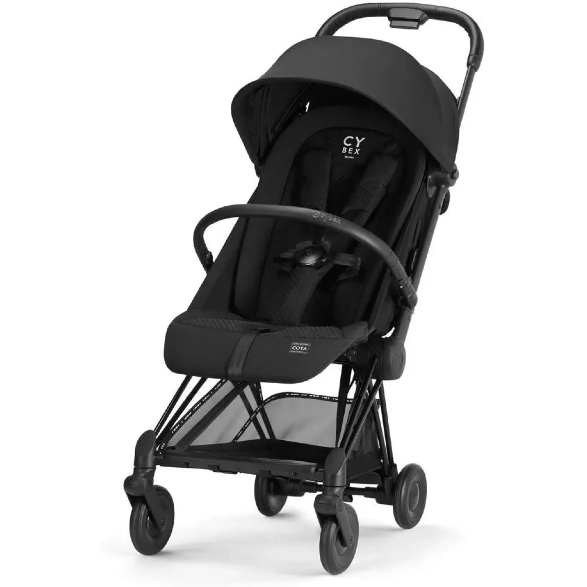 Прогулянкова коляска Cybex Coya Urban Mobility Black (з бампером та дощовиком)