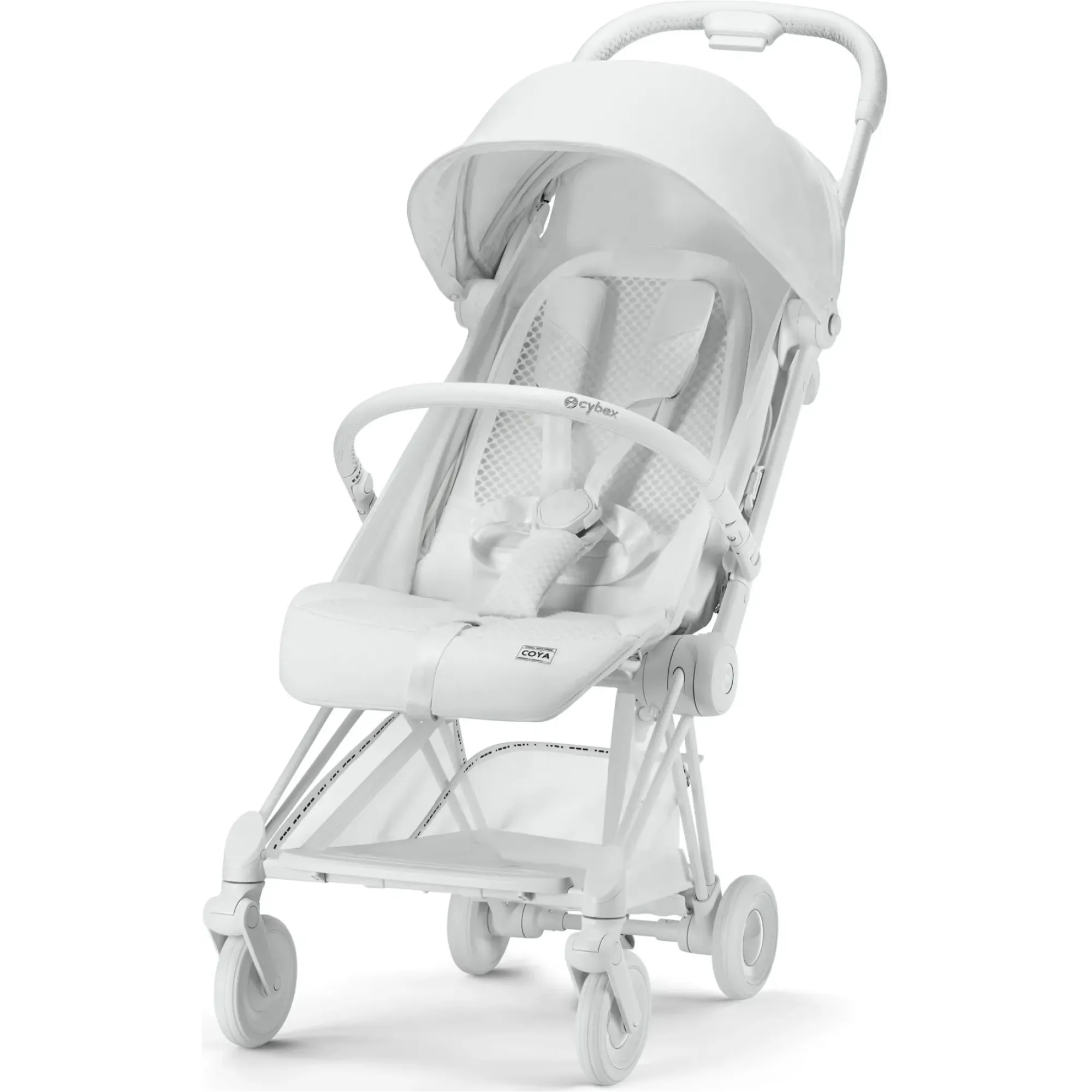 Прогулянкова коляска Cybex Coya Urban Mobility White (з бампером та дощовиком)