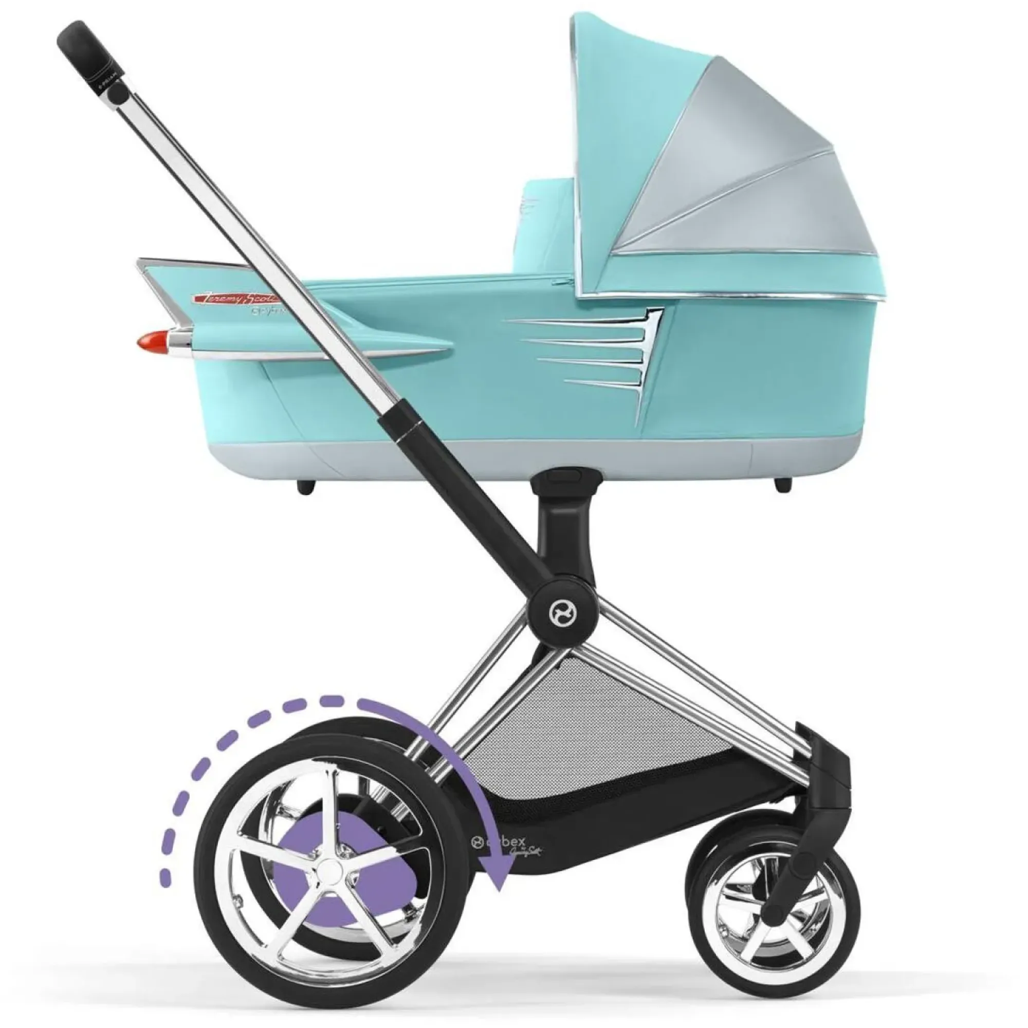 Прогулянкова коляска Cybex ePriam by Jeremy Scott Car