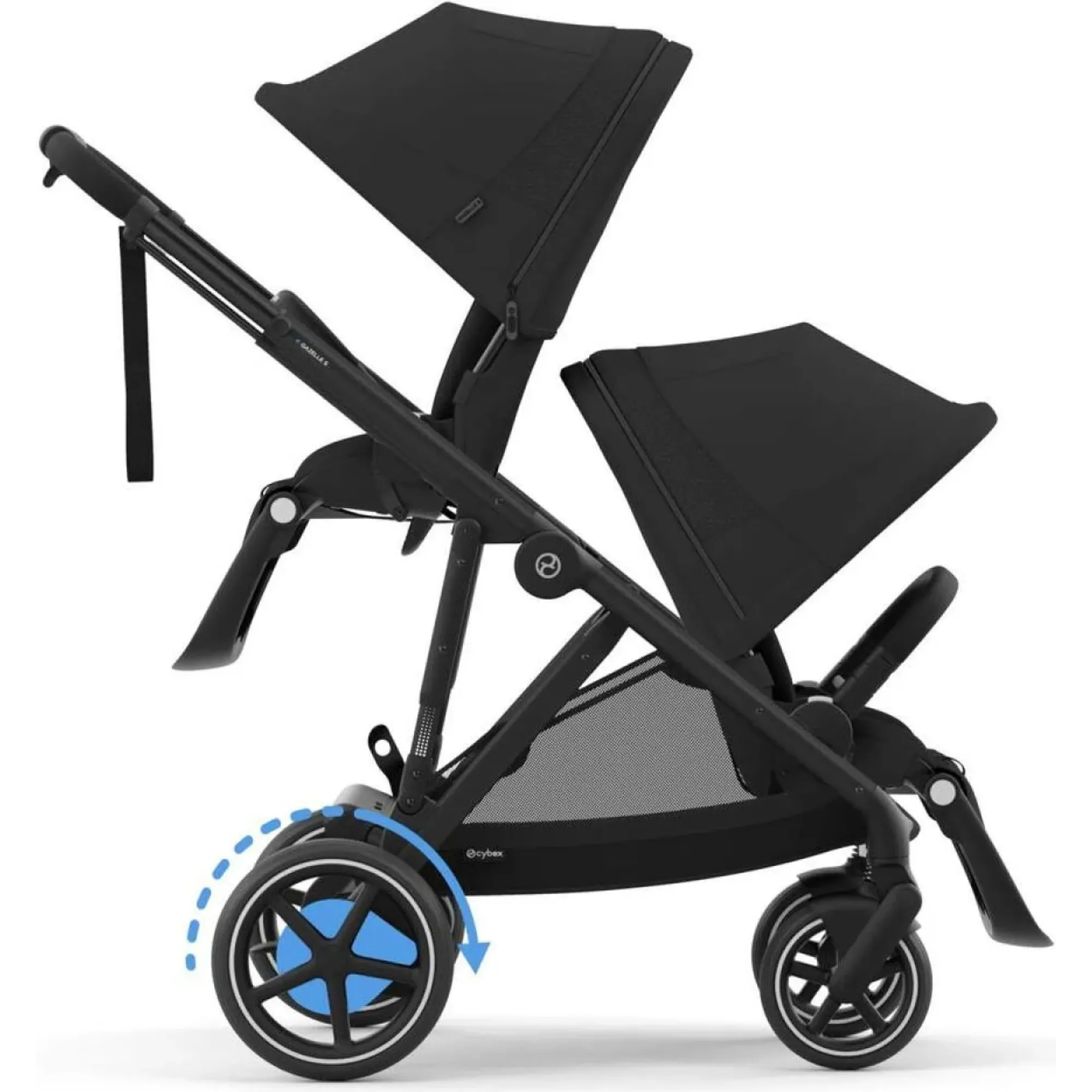 Коляска Cybex eGazelle S BLK Moon Black