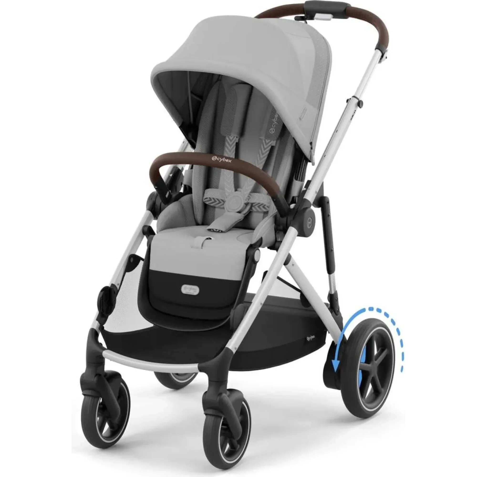 Коляска Cybex eGazelle S SLV Stone Grey