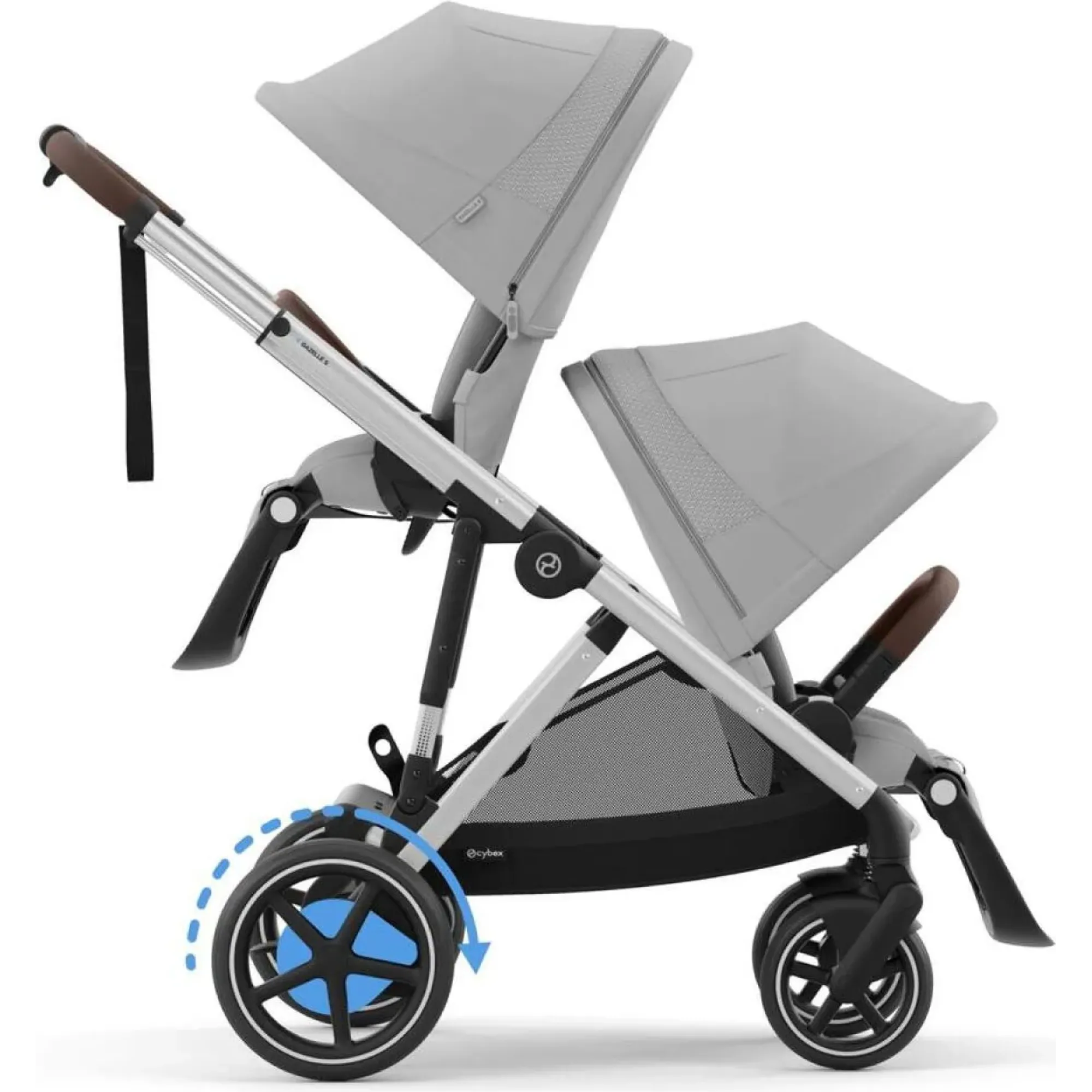 Коляска Cybex eGazelle S SLV Stone Grey
