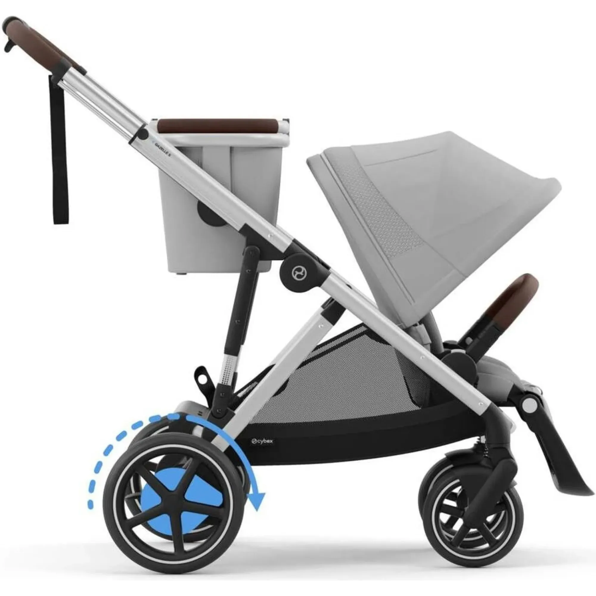Коляска Cybex eGazelle S SLV Stone Grey