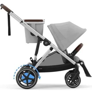 Коляска Cybex eGazelle S SLV Stone Grey