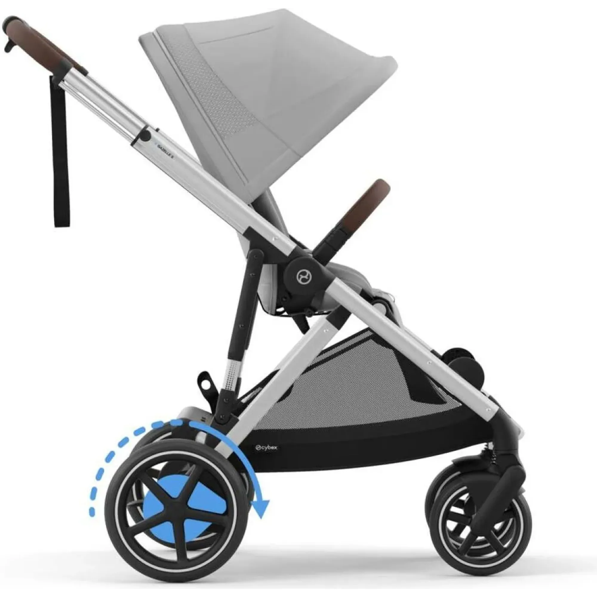 Коляска Cybex eGazelle S SLV Stone Grey