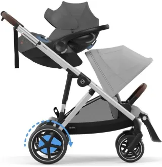 Коляска Cybex eGazelle S SLV Stone Grey