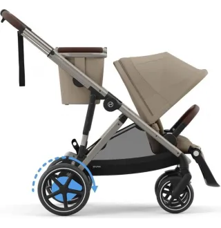 Коляска Cybex eGazelle S TPE Almond Beige