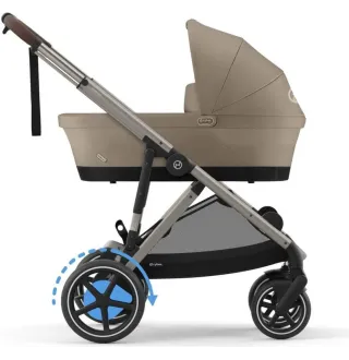 Коляска Cybex eGazelle S TPE Almond Beige