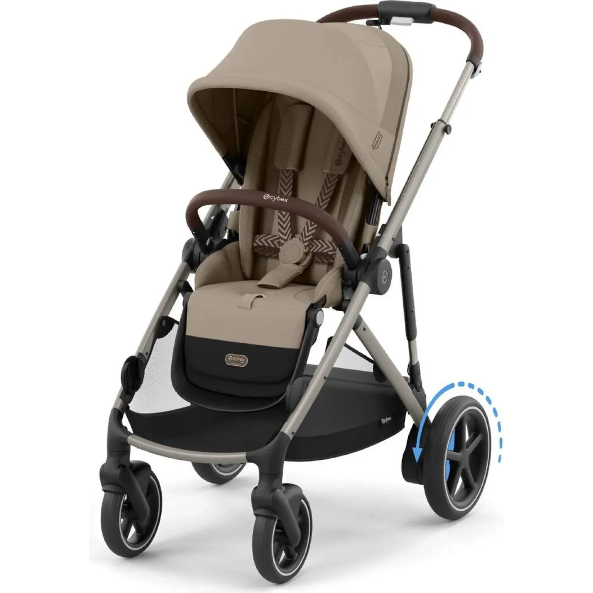 Коляска Cybex eGazelle S TPE Almond Beige