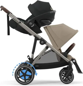 Коляска Cybex eGazelle S TPE Almond Beige