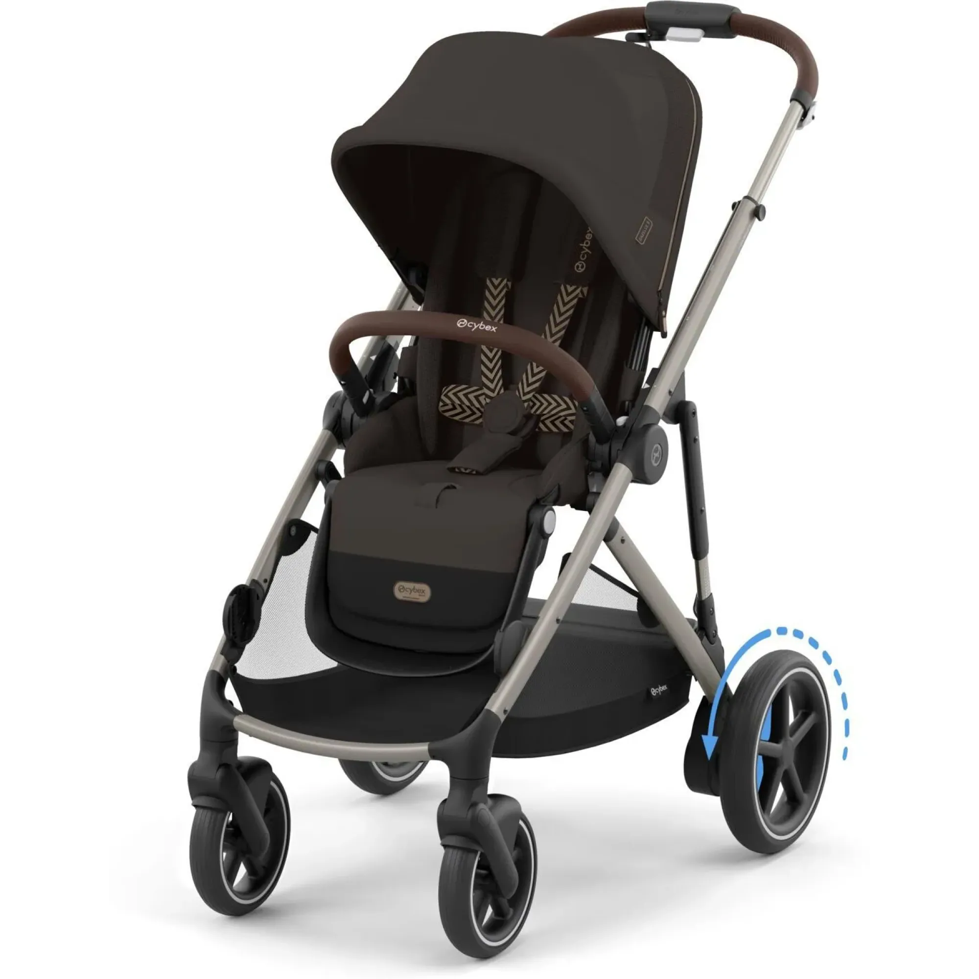 Коляска Cybex eGazelle S TPE Chocolate Brown