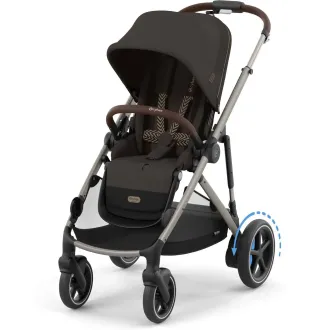 Коляска Cybex eGazelle S TPE Chocolate Brown
