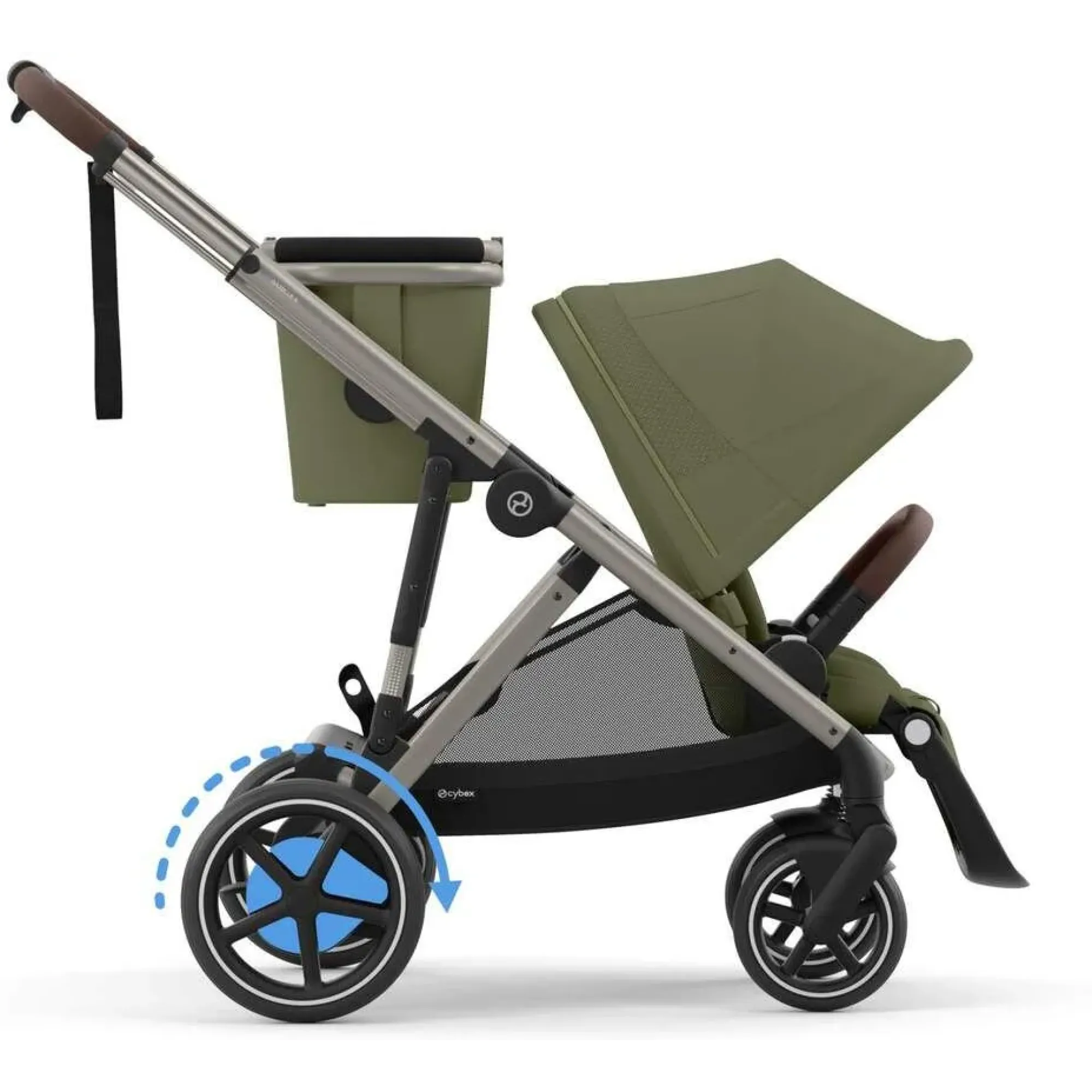 Коляска Cybex eGazelle S TPE Moss Green