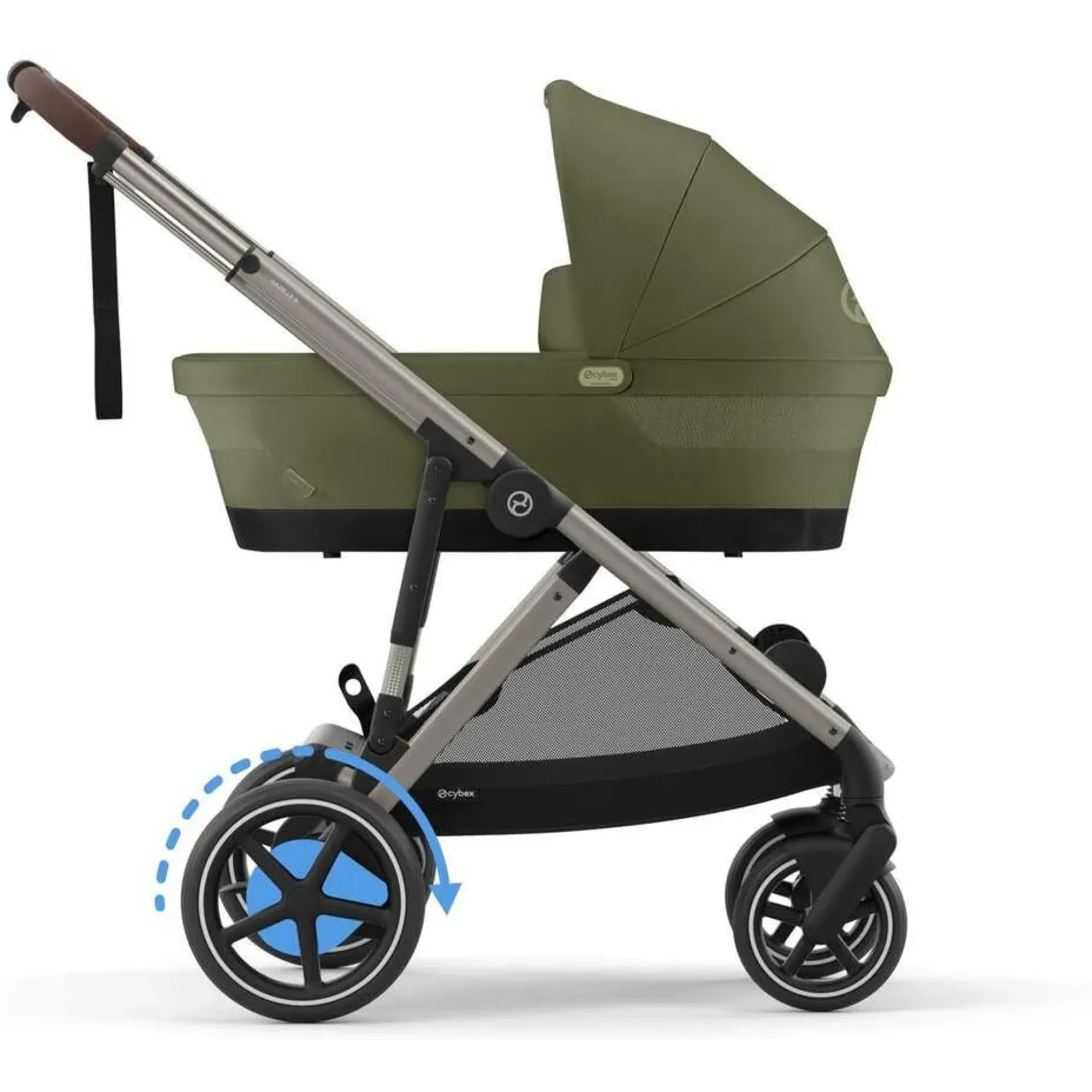 Коляска Cybex eGazelle S TPE Moss Green