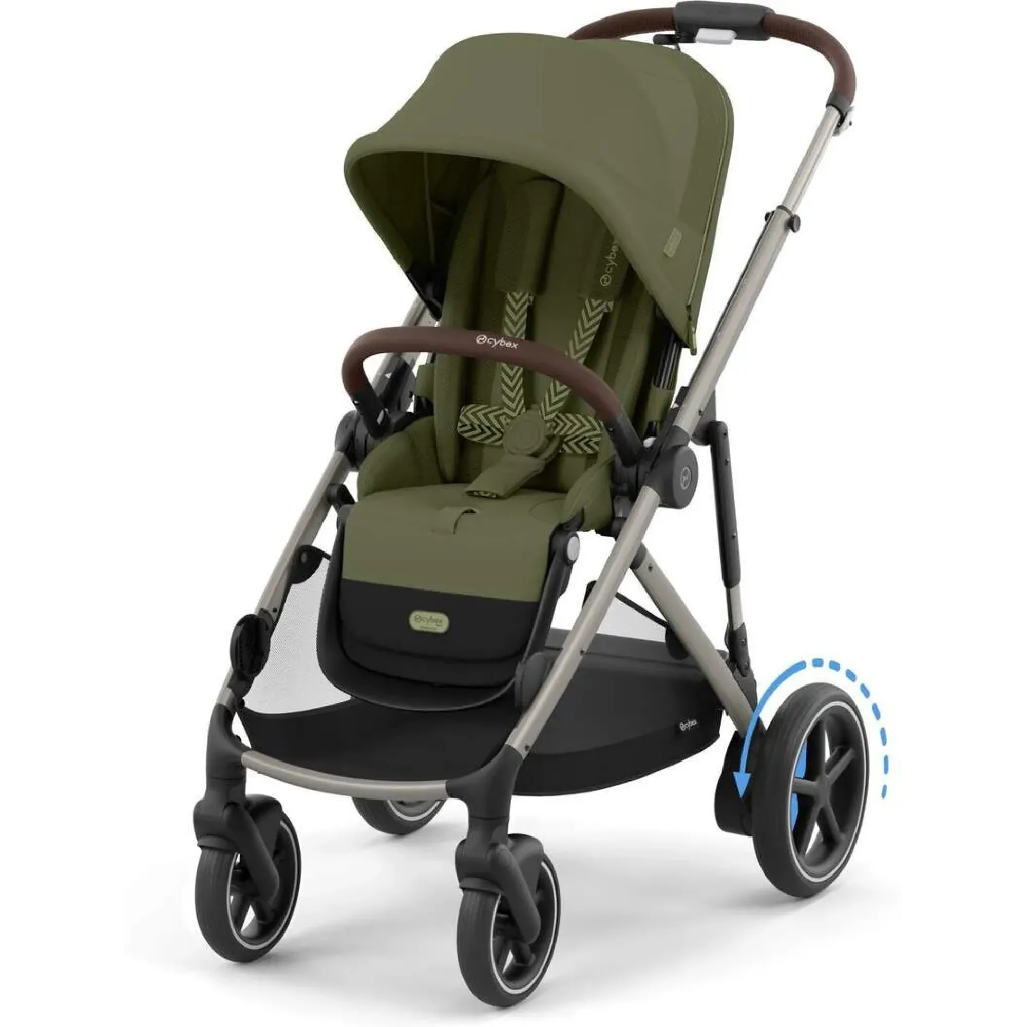 Коляска Cybex eGazelle S TPE Moss Green