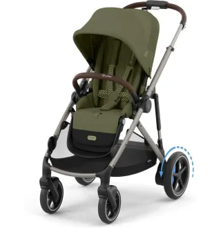 Коляска Cybex eGazelle S TPE Moss Green