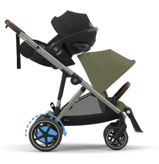 Коляска Cybex eGazelle S TPE Moss Green
