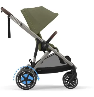 Коляска Cybex eGazelle S TPE Moss Green