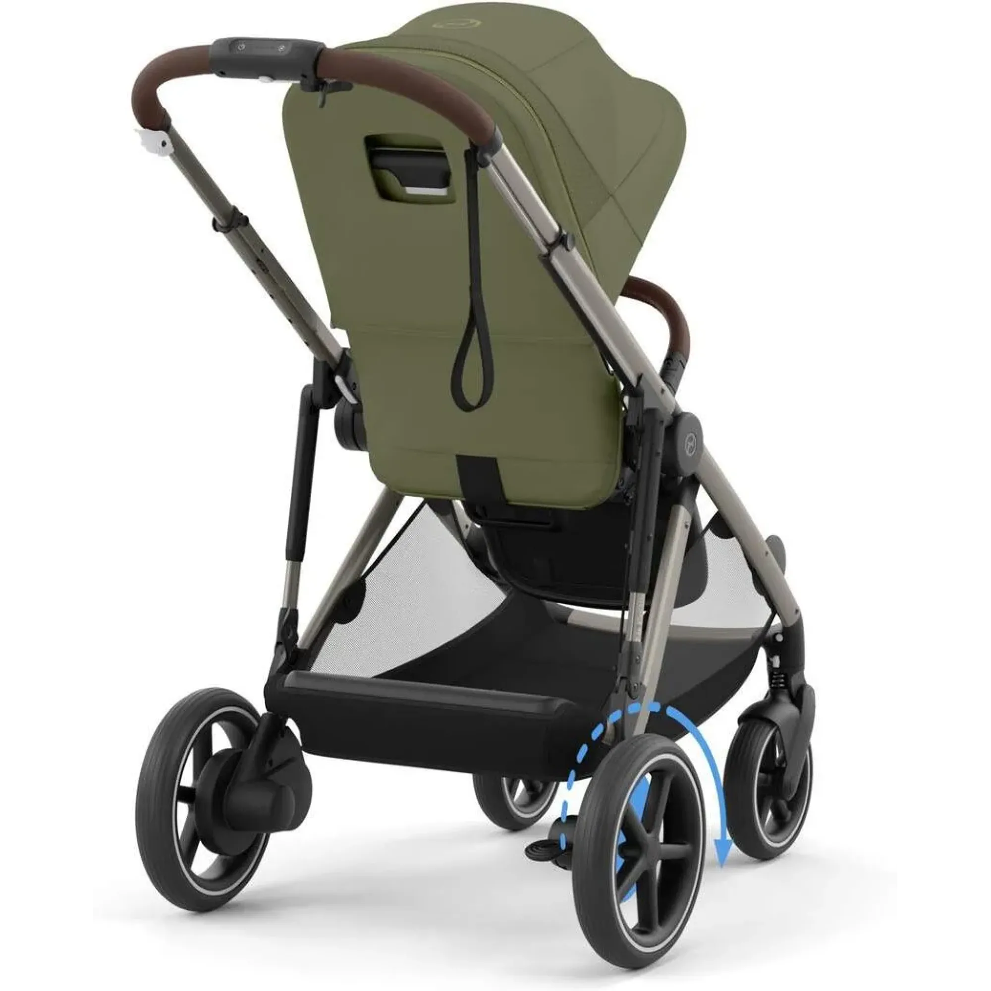 Коляска Cybex eGazelle S TPE Moss Green