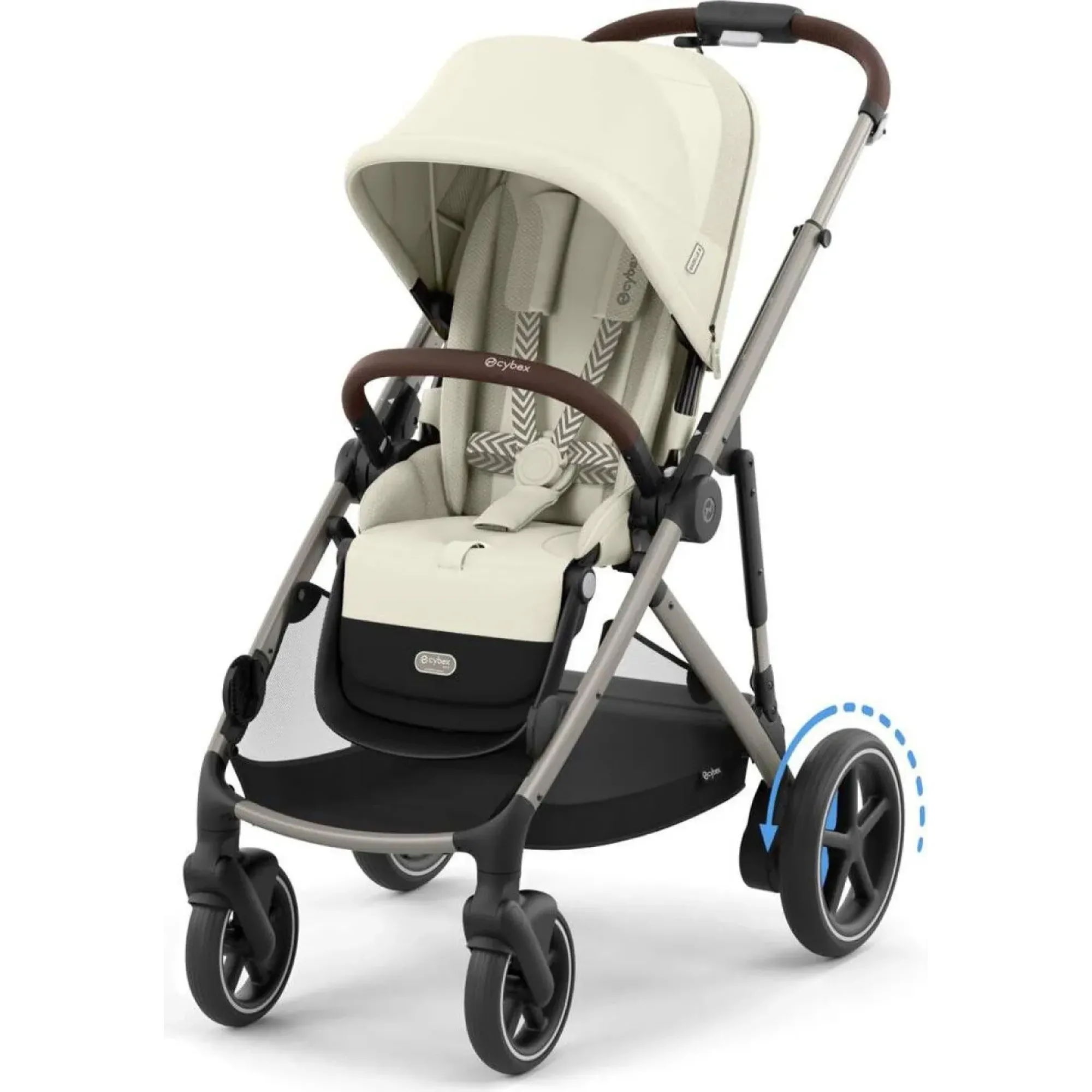 Коляска Cybex eGazelle S TPE Seashell Beige