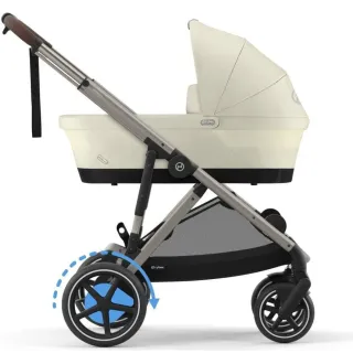 Коляска Cybex eGazelle S TPE Seashell Beige