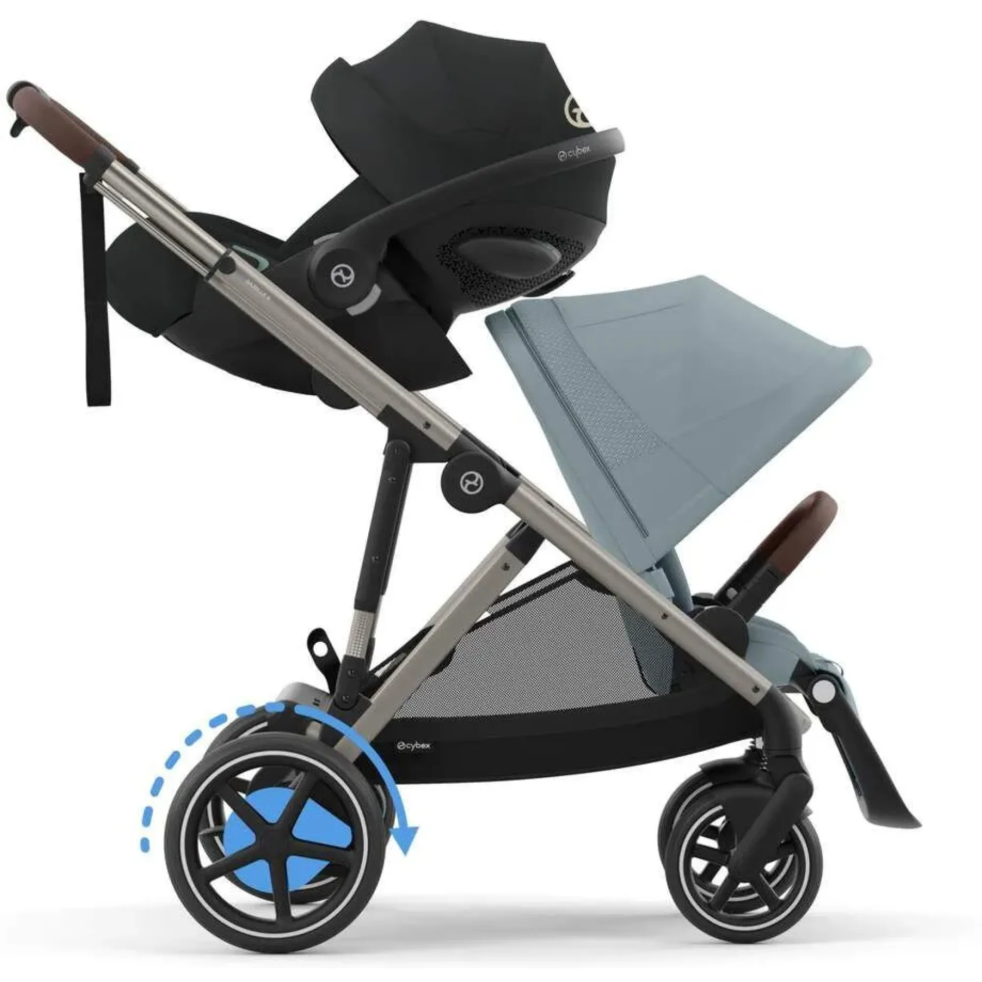 Коляска Cybex eGazelle S TPE Stormy Blue