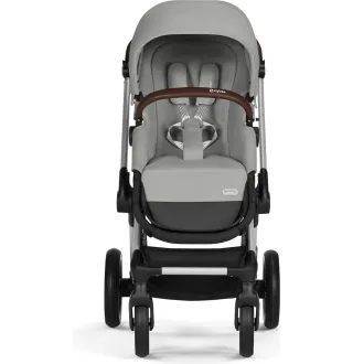 Прогулянкова коляска Cybex Eos Lux SLV Stone Grey (з бампером)