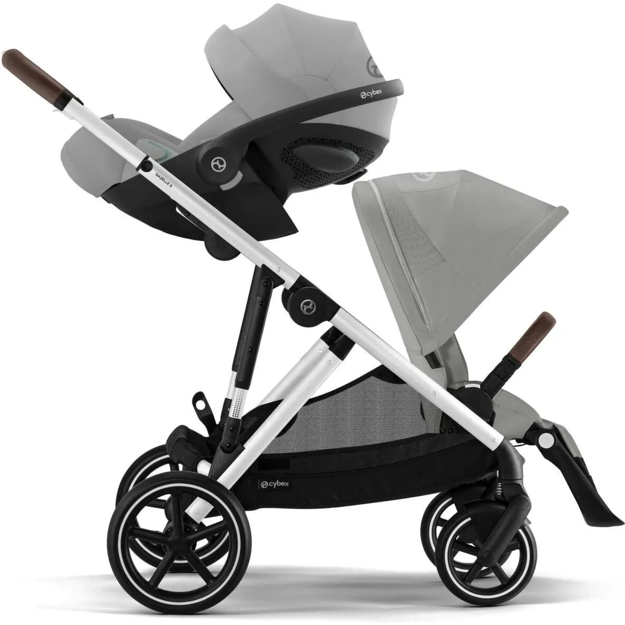 Прогулянкова коляска Cybex Gazelle S SLV Stone Grey