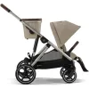 Прогулянкова коляска Cybex Gazelle S TPE Almond Beige