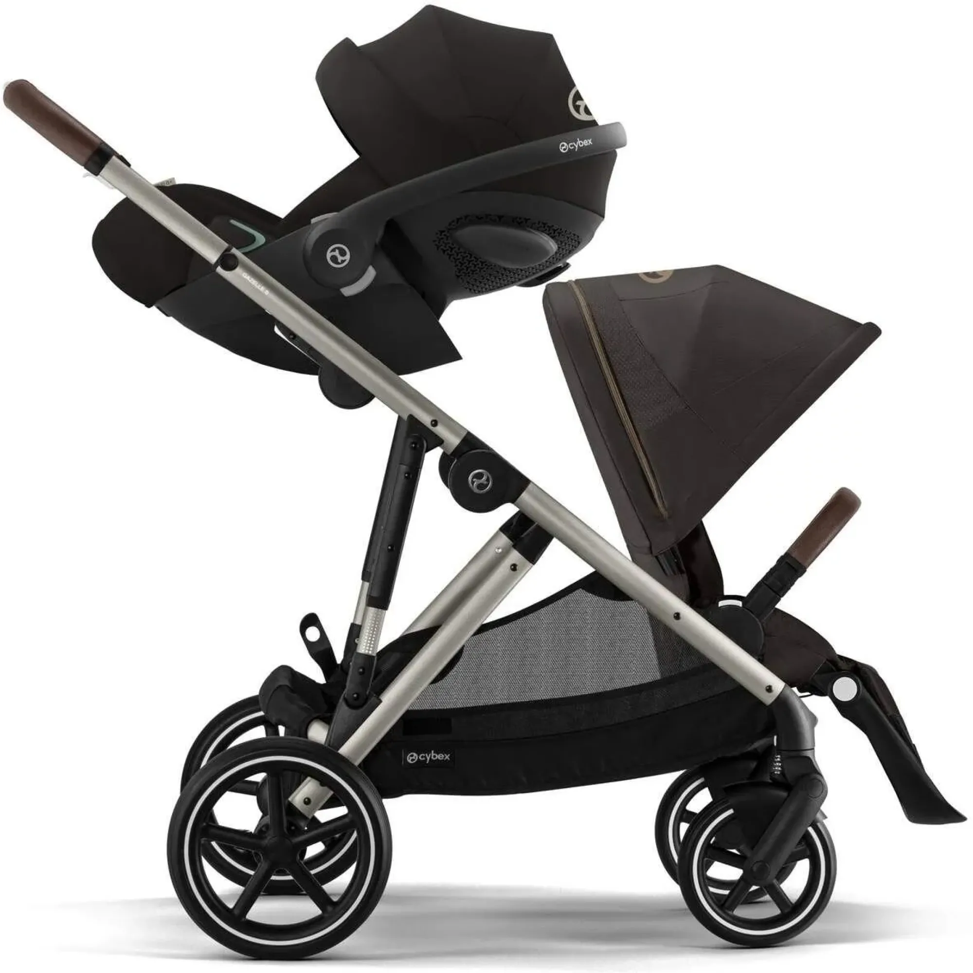 Прогулянкова коляска Cybex Gazelle S TPE Chocolate Brown