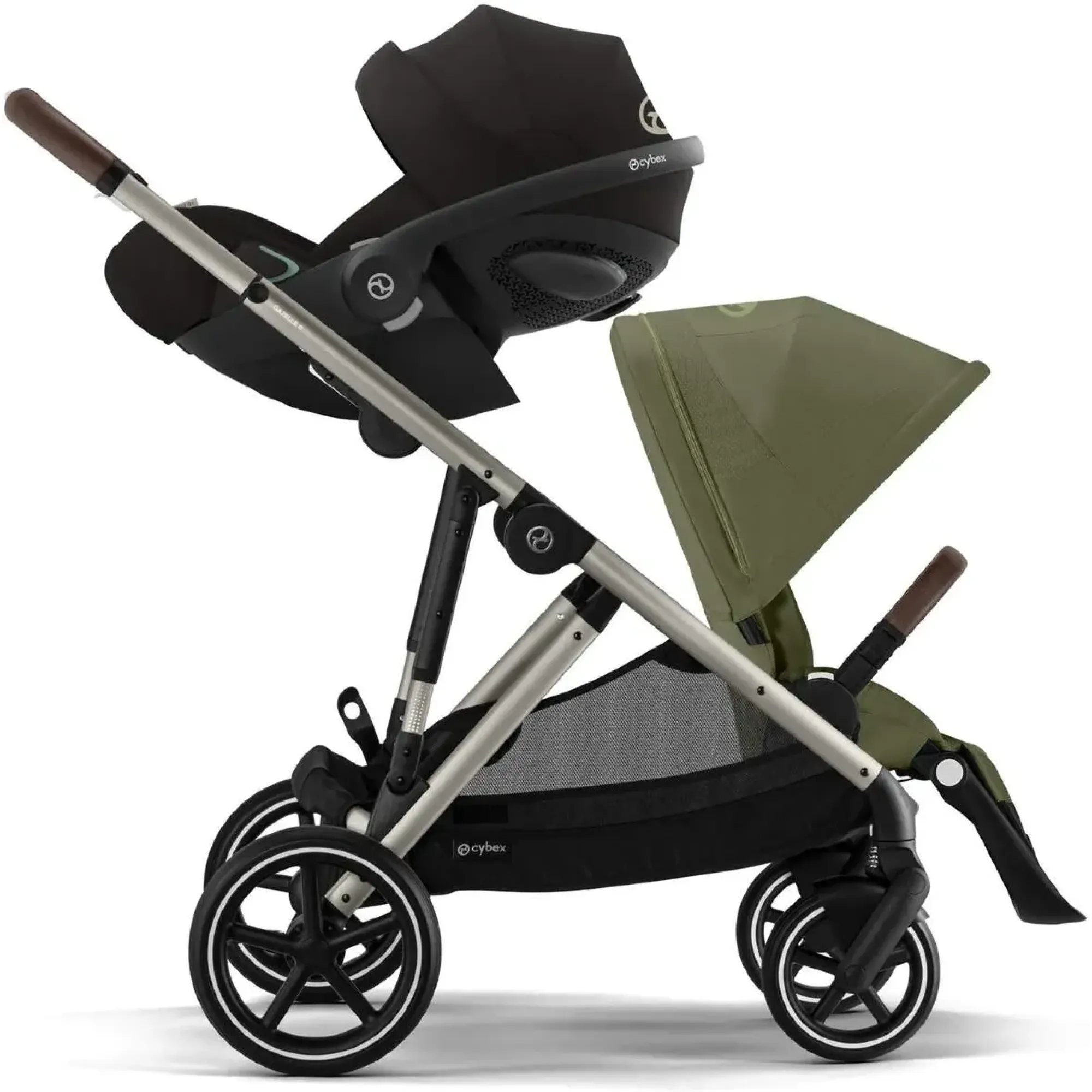Прогулянкова коляска Cybex Gazelle S TPE Moss Green