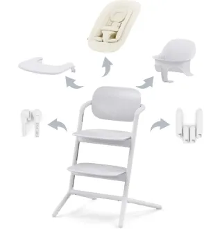 Стільчик для годування Cybex Lemo 4в1 All White