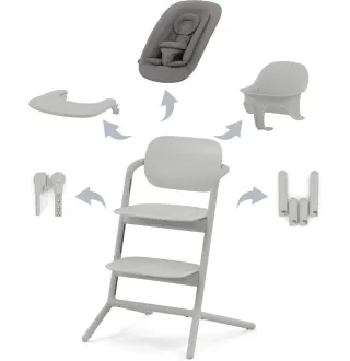 Стільчик для годування Cybex Lemo 4в1 Suede Grey