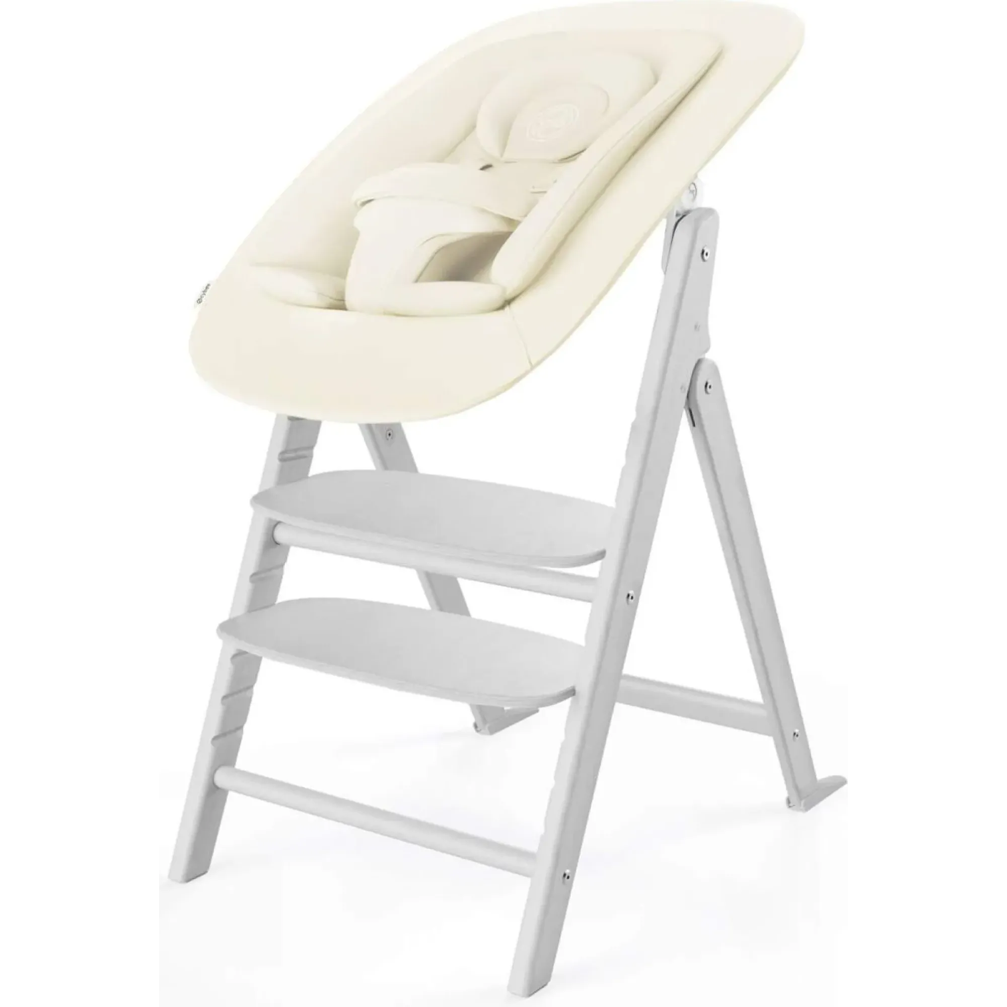 Стільчик для годування 4в1 Cybex Lemo Click and Fold All White