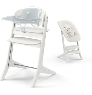 Стільчик для годування 4в1 Cybex Lemo Platinum White Wood