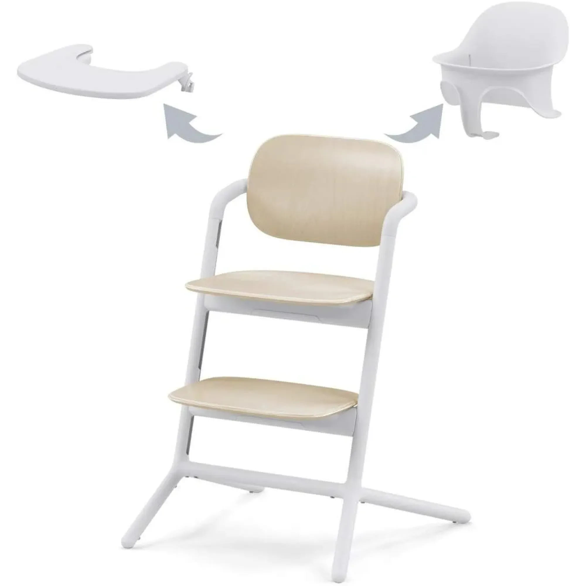 Стільчик для годування 3в1 Cybex Lemo Sand White
