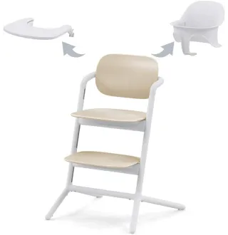 Стільчик для годування 3в1 Cybex Lemo Sand White