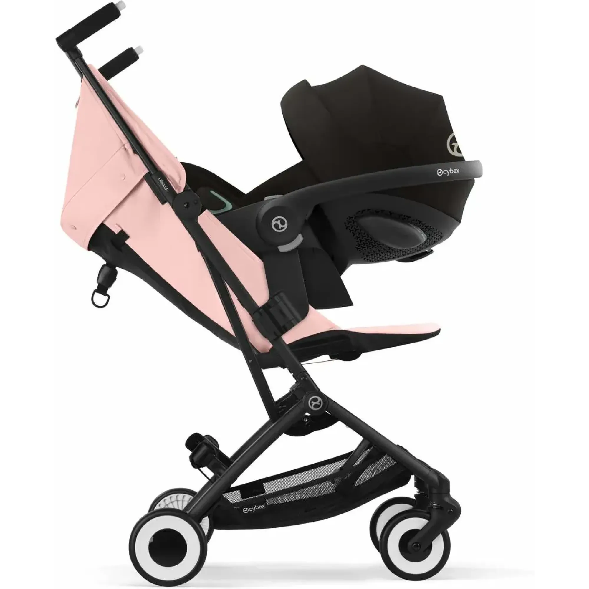 Прогулянкова коляска Cybex Libelle BLK Candy Pink