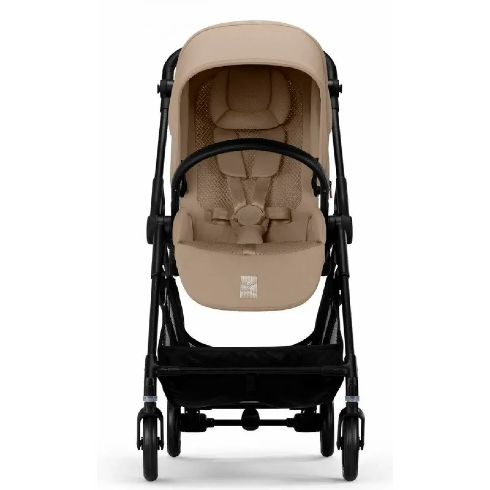 Прогулянкова коляска Cybex Melio Carbon Almond Beige (з бампером)