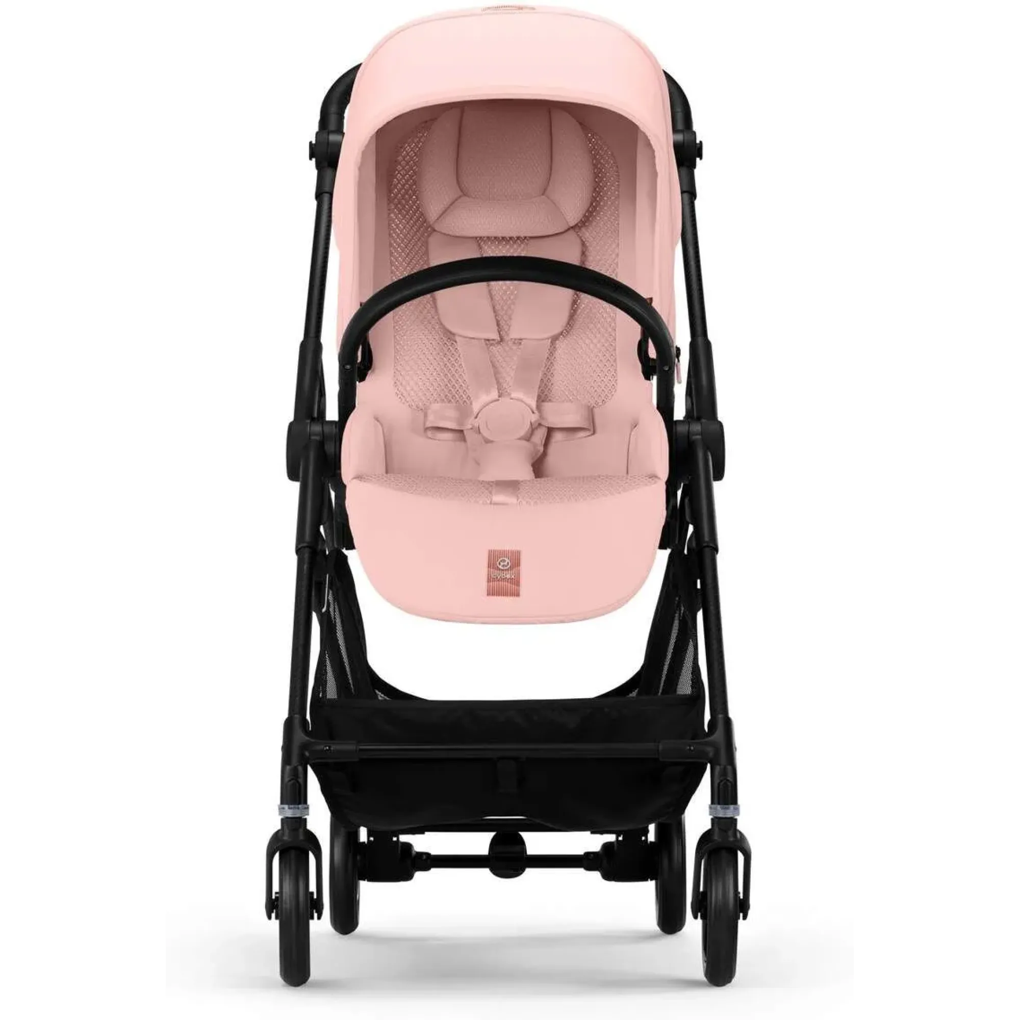 Прогулянкова коляска Cybex Melio Carbon Candy Pink (з бампером)