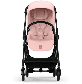 Прогулянкова коляска Cybex Melio Carbon Candy Pink (з бампером)