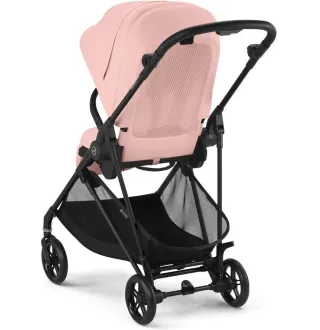 Прогулянкова коляска Cybex Melio Carbon Candy Pink (з бампером)