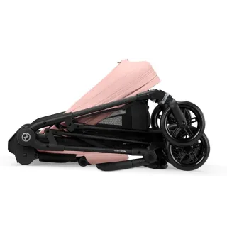 Прогулянкова коляска Cybex Melio Carbon Candy Pink (з бампером)