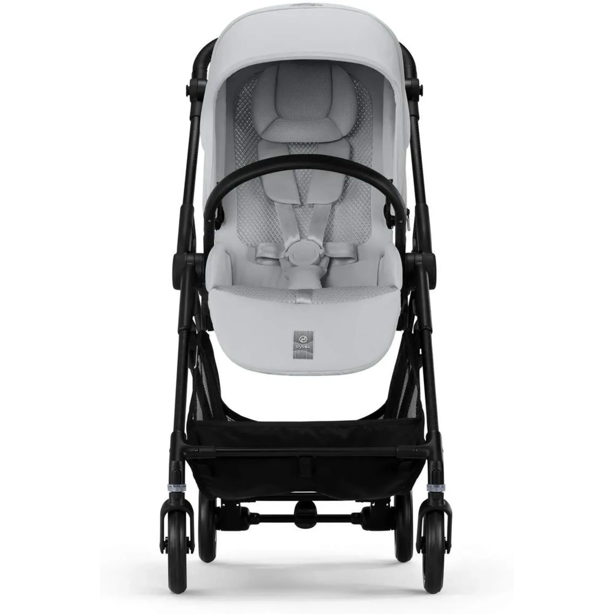 Прогулянкова коляска Cybex Melio Carbon Fog Grey (з бампером)