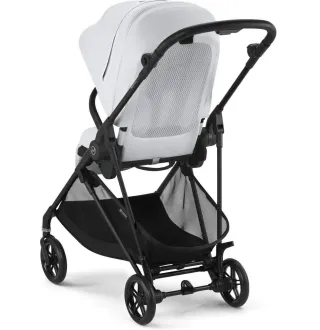 Прогулянкова коляска Cybex Melio Carbon Fog Grey (з бампером)